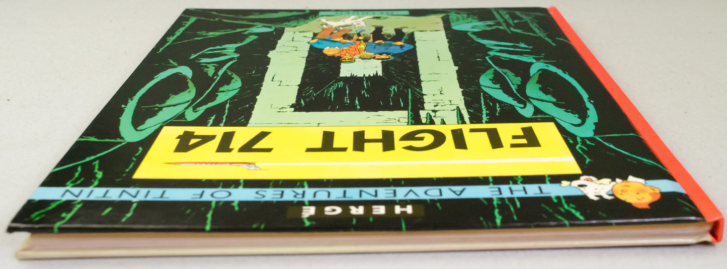 Flight 714 Comic Book - Methuen 1975 Hardback UK 3rd Edition Rare Tintin Book by Herge