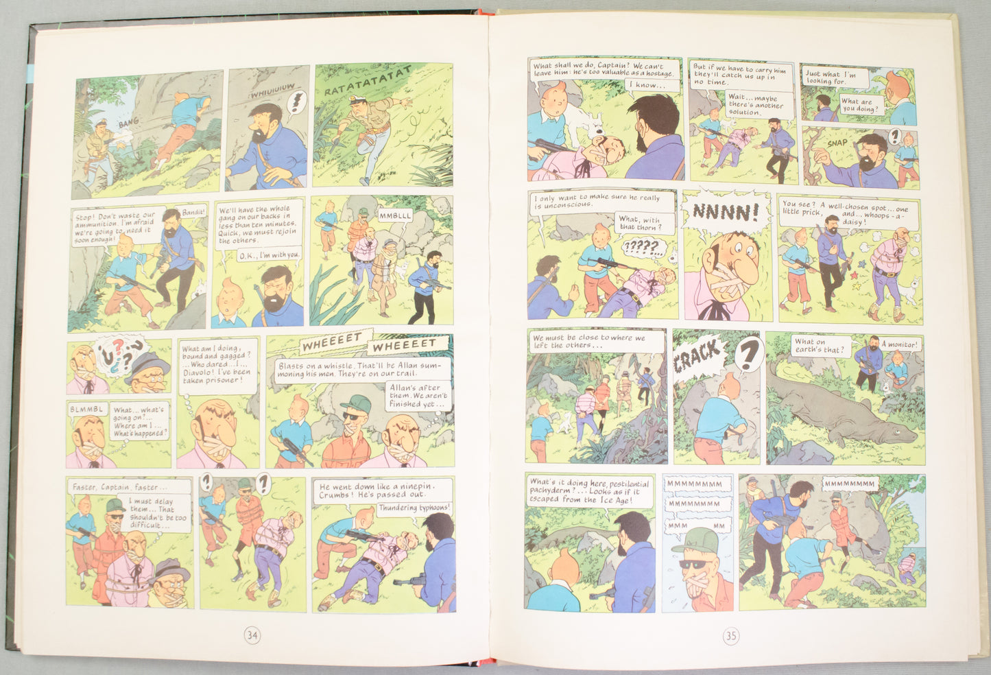 Flight 714 Comic Book - Methuen 1975 Hardback UK 3rd Edition Rare Tintin Book by Herge