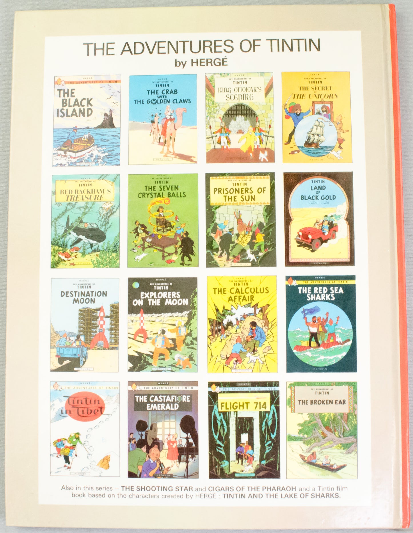Flight 714 Comic Book - Methuen 1975 Hardback UK 3rd Edition Rare Tintin Book by Herge