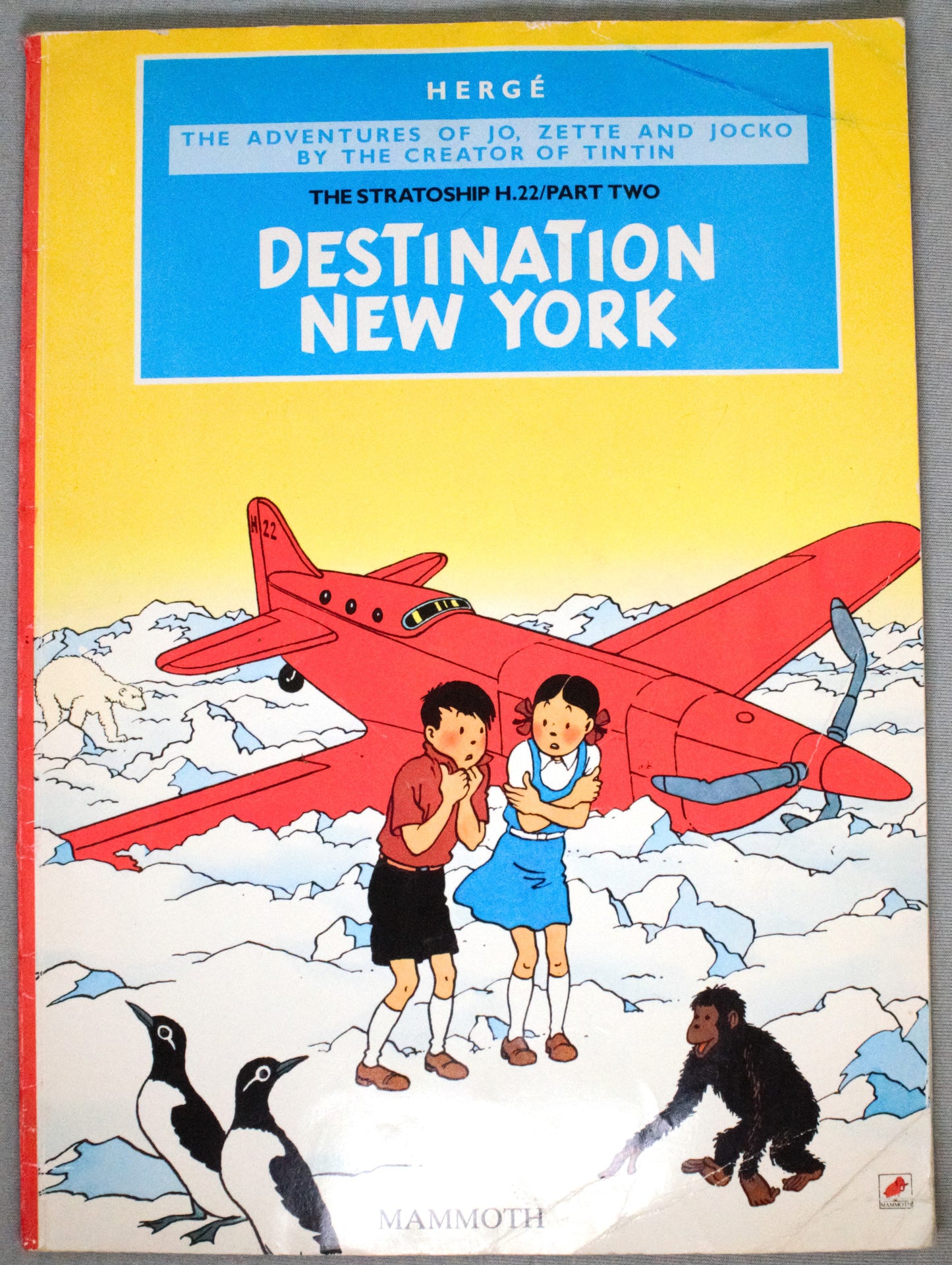 Jo, Zette and Jocko Destination New York P2 - Mammoth 1998 UK Paperback Edition DEFECTS