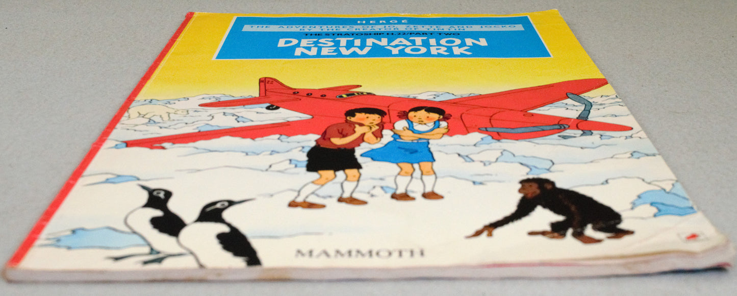 Jo, Zette and Jocko Destination New York P2 - Mammoth 1998 UK Paperback Edition DEFECTS