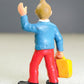 Tintin Traveller: Vintage 1980s 3/4cm Mini Figure from the Bully Collection