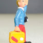 Tintin Traveller: Vintage 1980s 3/4cm Mini Figure from the Bully Collection