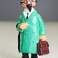 Professor Calculus: Vintage 1980s 3/4cm Mini Figure from the Bully Collection