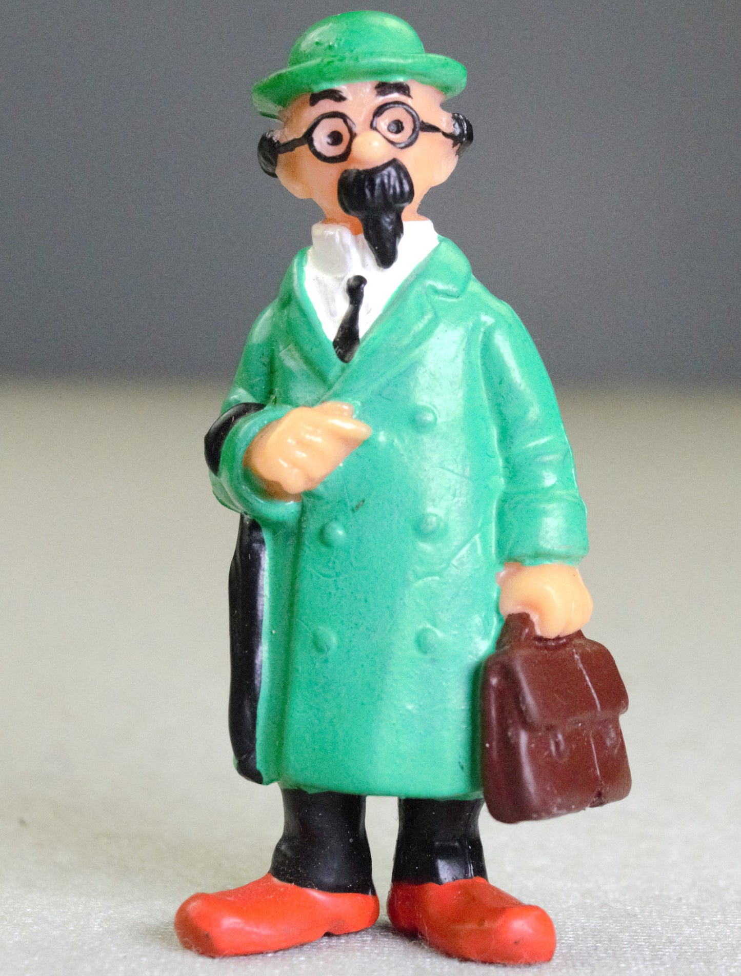 Professor Calculus: Vintage 1980s 3/4cm Mini Figure from the Bully Collection