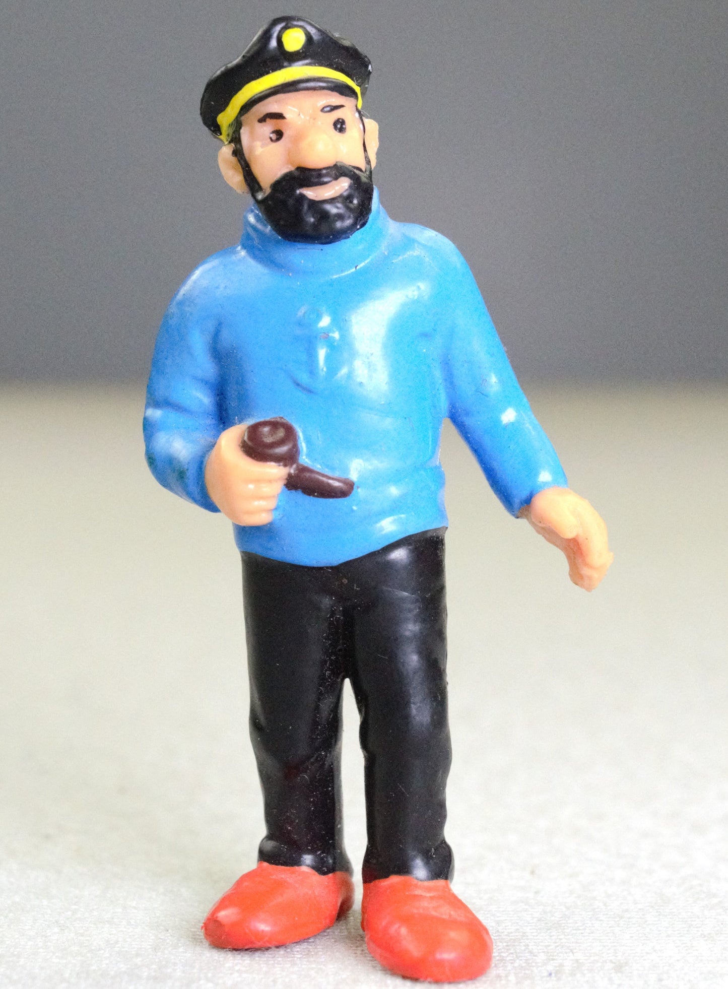 Captain Haddock: Vintage 1980s 3/4cm Mini Figure from the Bully Collection