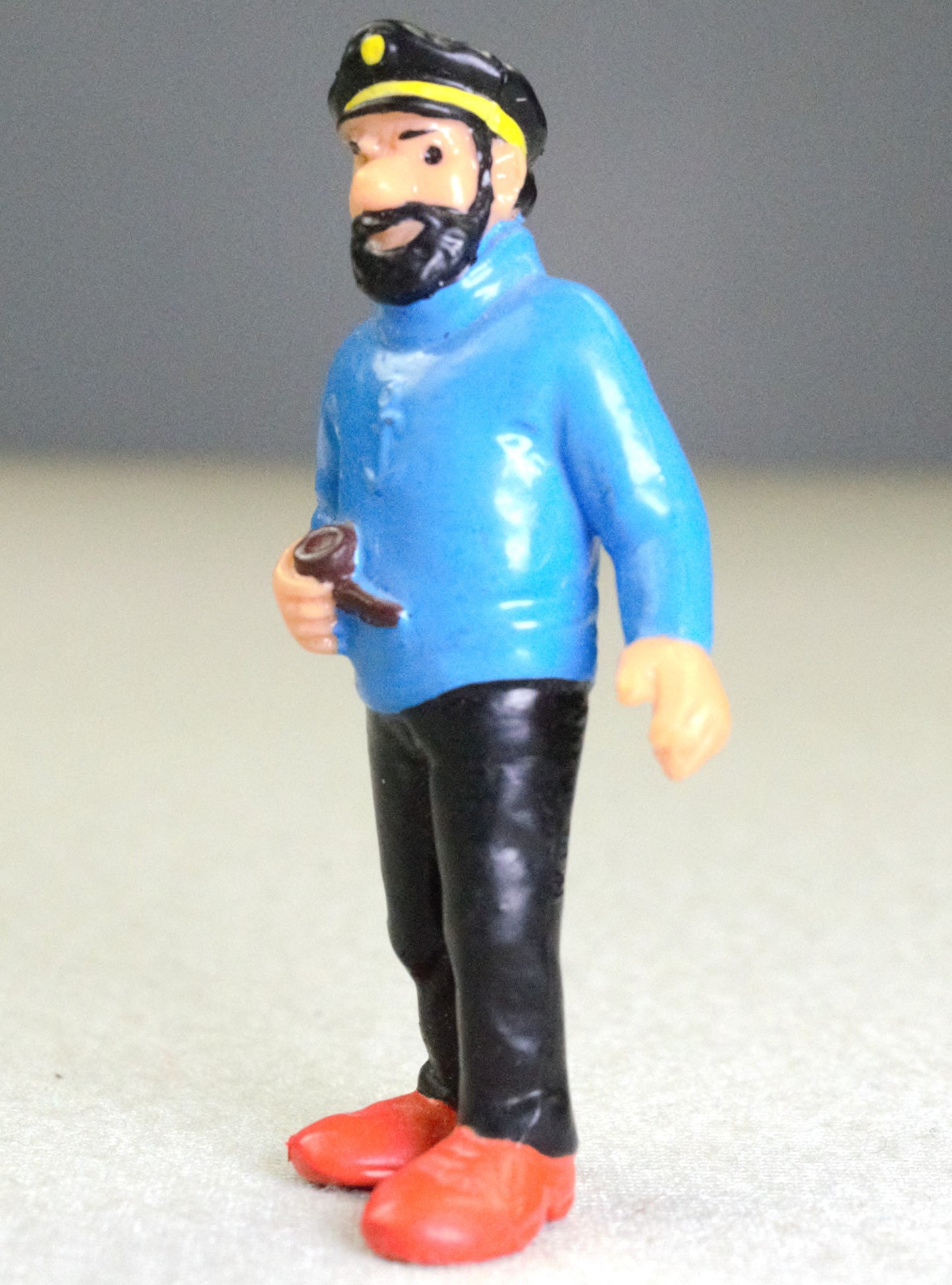Captain Haddock: Vintage 1980s 3/4cm Mini Figure from the Bully Collection