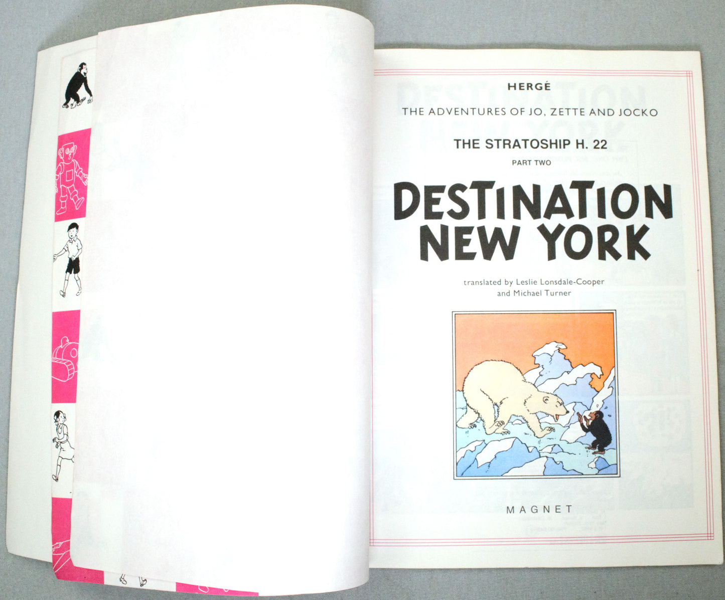Jo, Zette and Jocko Destination New York P2 - Magnet 1987 UK Paperback 1st Edition