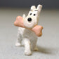 Snowy & Red Bone: Vintage 1980s 3.5cm Figure from the Bully Collection
