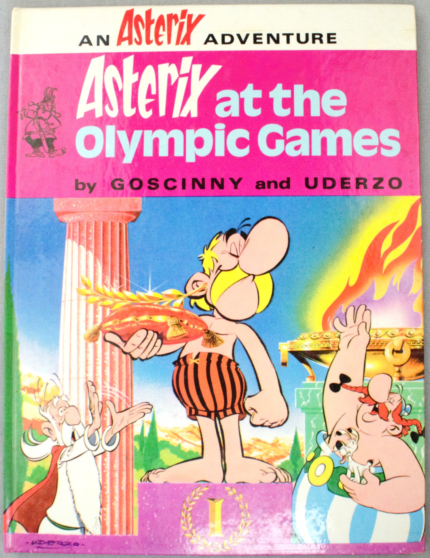Asterix & Olympic Games 1972 Brockhampton 2nd UK Edition Rare HB Comic Book Uderzo