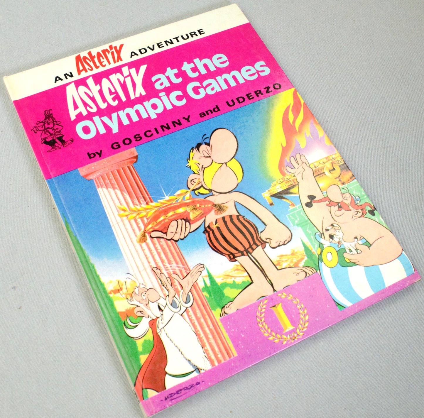 Asterix & Olympic Games 1972 Brockhampton 2nd UK Edition Rare HB Comic Book Uderzo