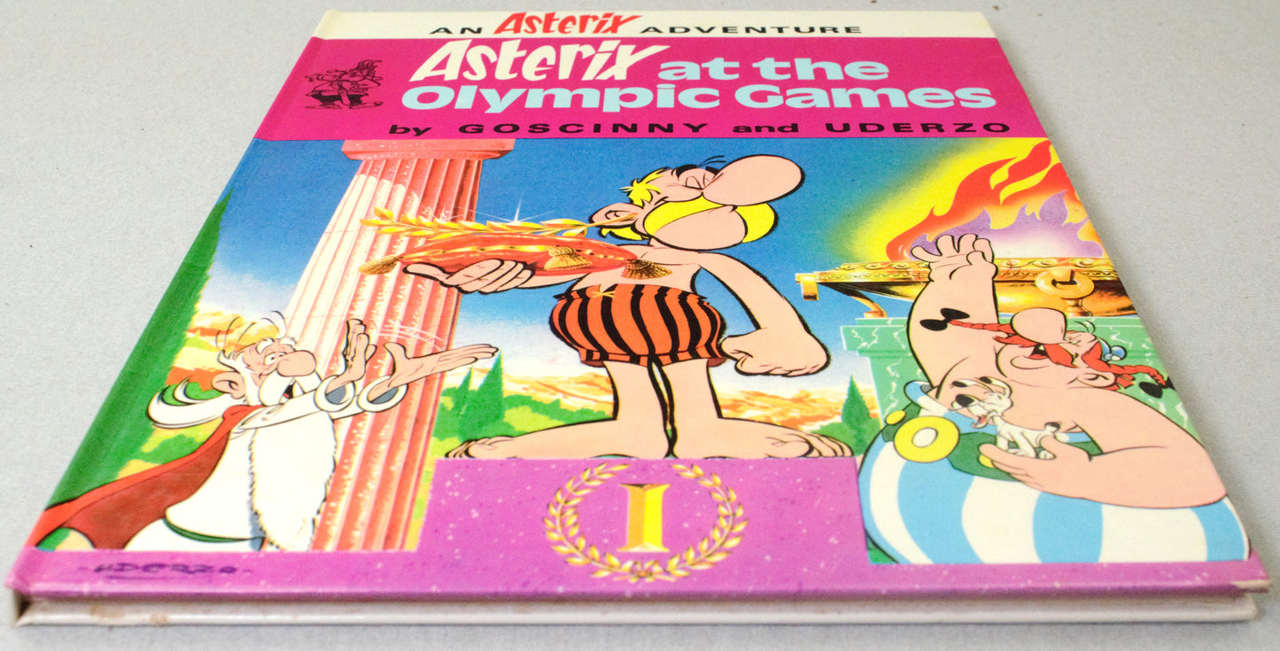 Asterix & Olympic Games 1972 Brockhampton 2nd UK Edition Rare HB Comic Book Uderzo