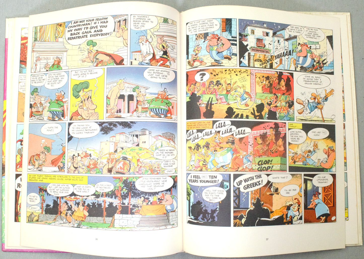 Asterix & Olympic Games 1972 Brockhampton 2nd UK Edition Rare HB Comic Book Uderzo