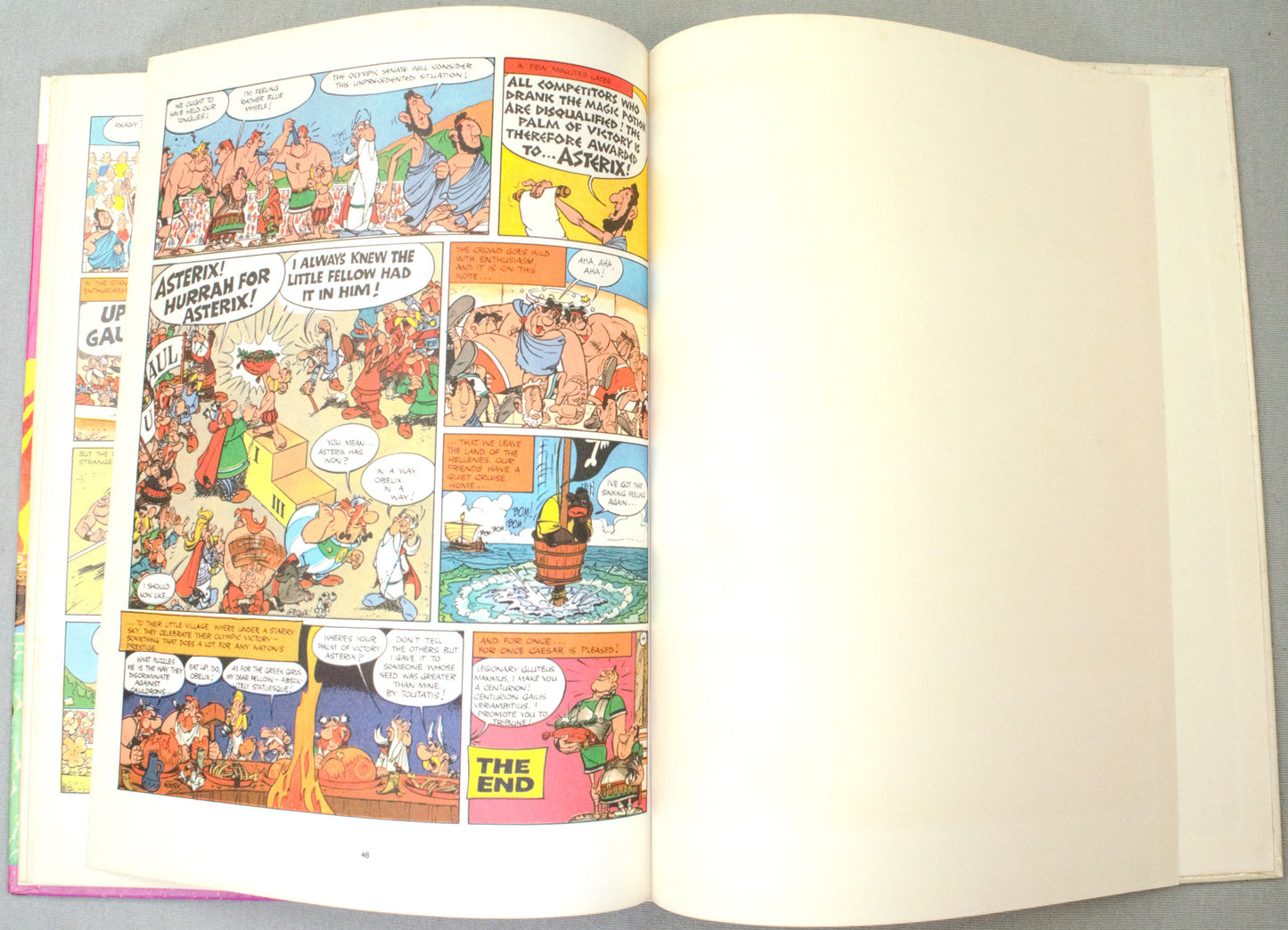Asterix & Olympic Games 1972 Brockhampton 2nd UK Edition Rare HB Comic Book Uderzo