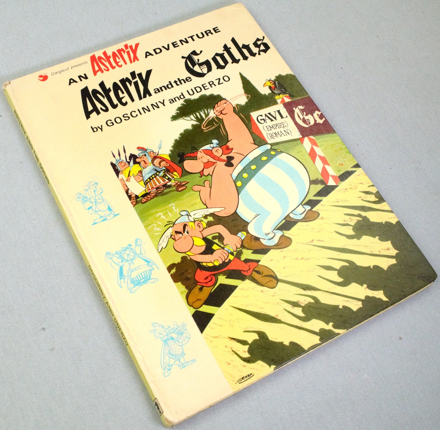 Asterix & The Goths 1974 Brockhampton 1st UK Edition Rare HB Comic Book Uderzo