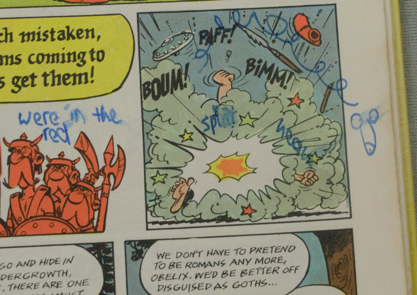 Asterix & The Goths 1974 Brockhampton 1st UK Edition Rare HB Comic Book Uderzo