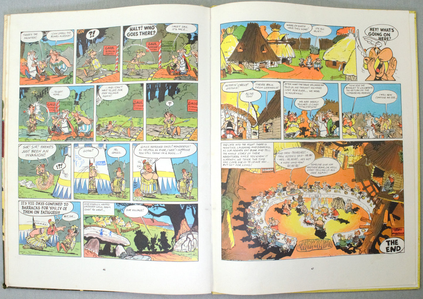 Asterix & The Goths 1974 Brockhampton 1st UK Edition Rare HB Comic Book Uderzo
