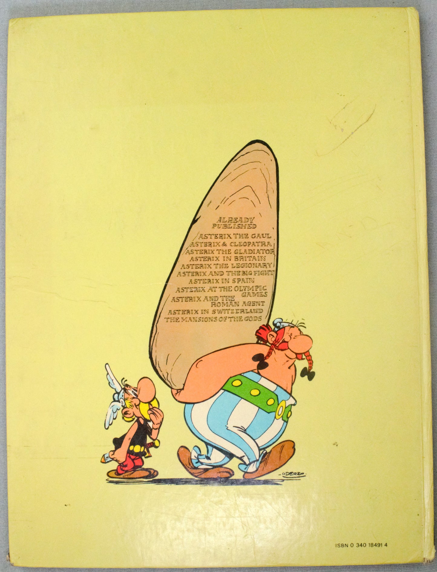 Asterix & The Goths 1974 Brockhampton 1st UK Edition Rare HB Comic Book Uderzo