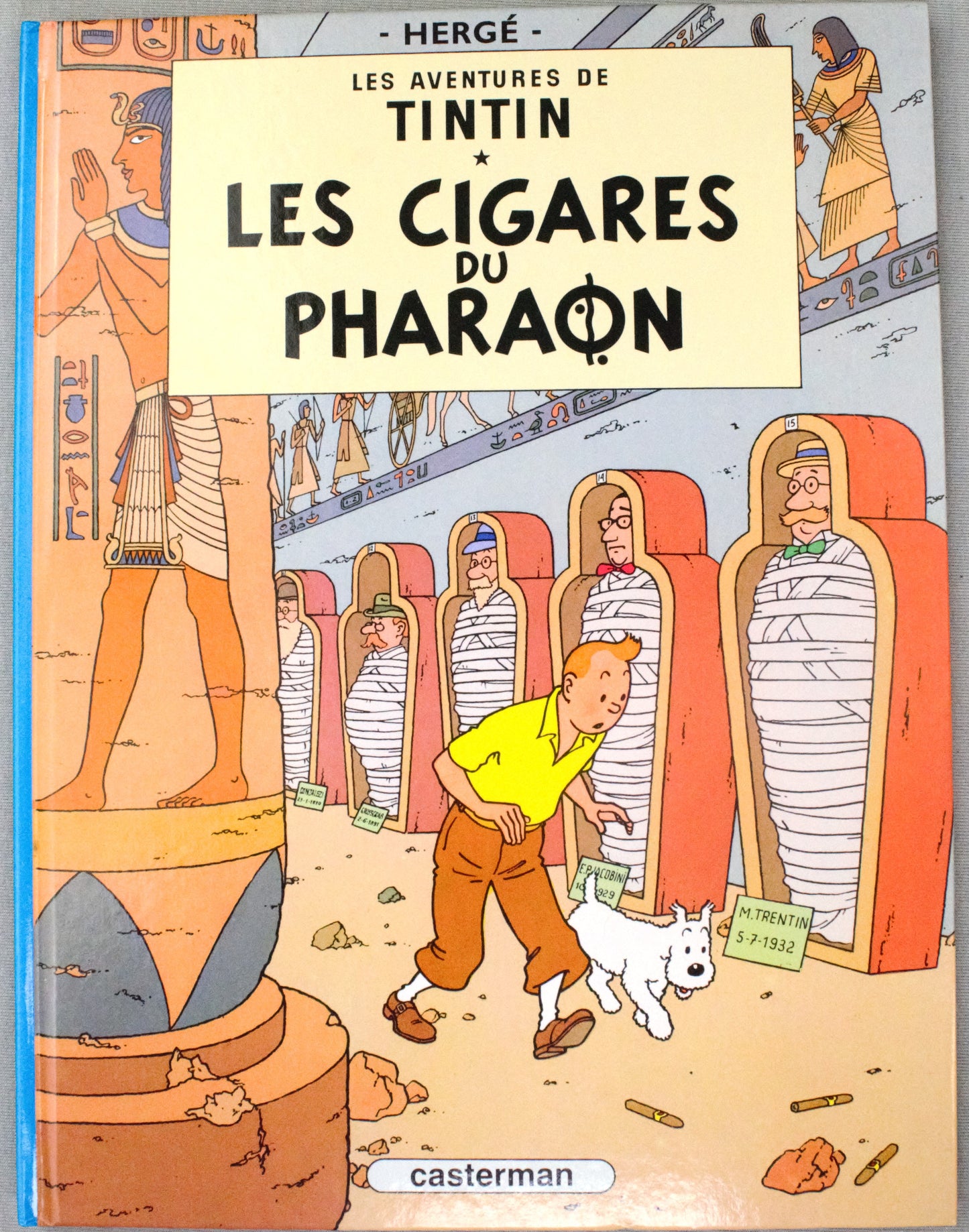 Tintin Les Cigares Du Pharaon Comic Book - Casterman 1983 French Hardback Edition Herge