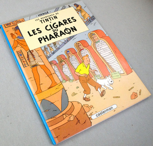 Tintin Les Cigares Du Pharaon Comic Book - Casterman 1983 French Hardback Edition Herge