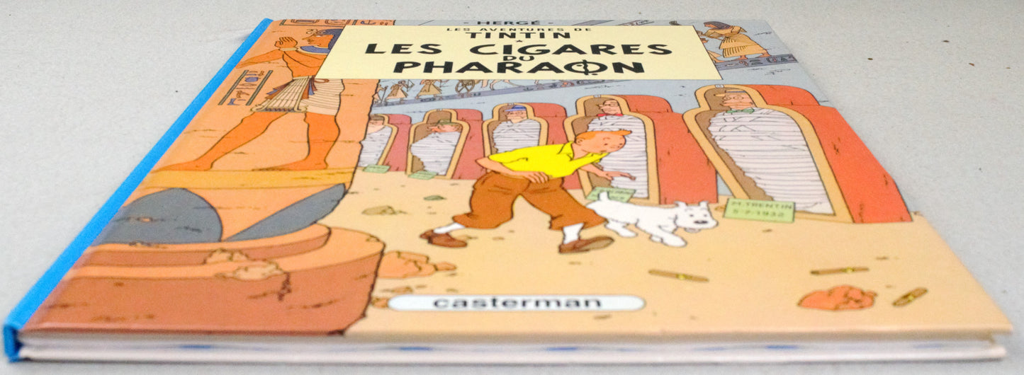 Tintin Les Cigares Du Pharaon Comic Book - Casterman 1983 French Hardback Edition Herge