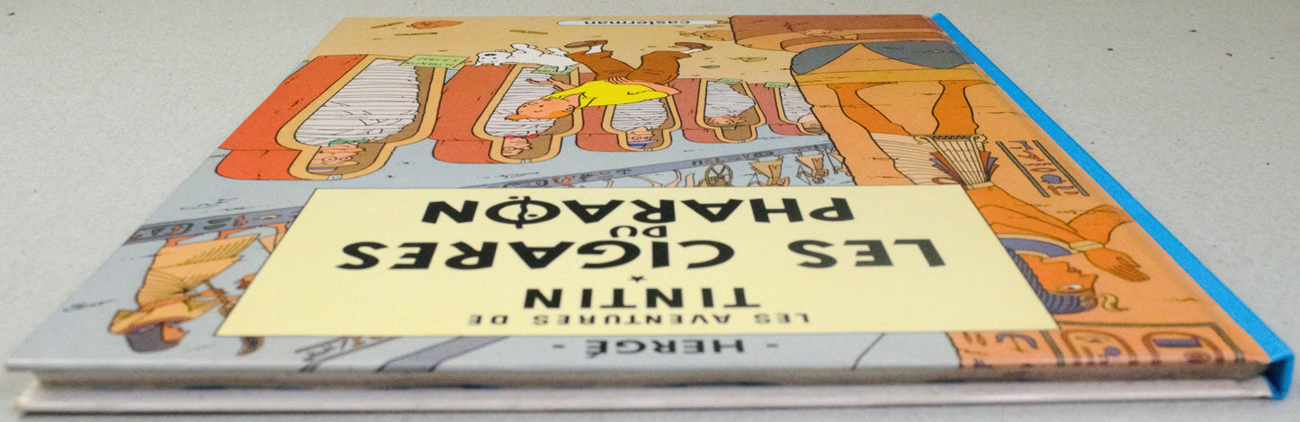 Tintin Les Cigares Du Pharaon Comic Book - Casterman 1983 French Hardback Edition Herge