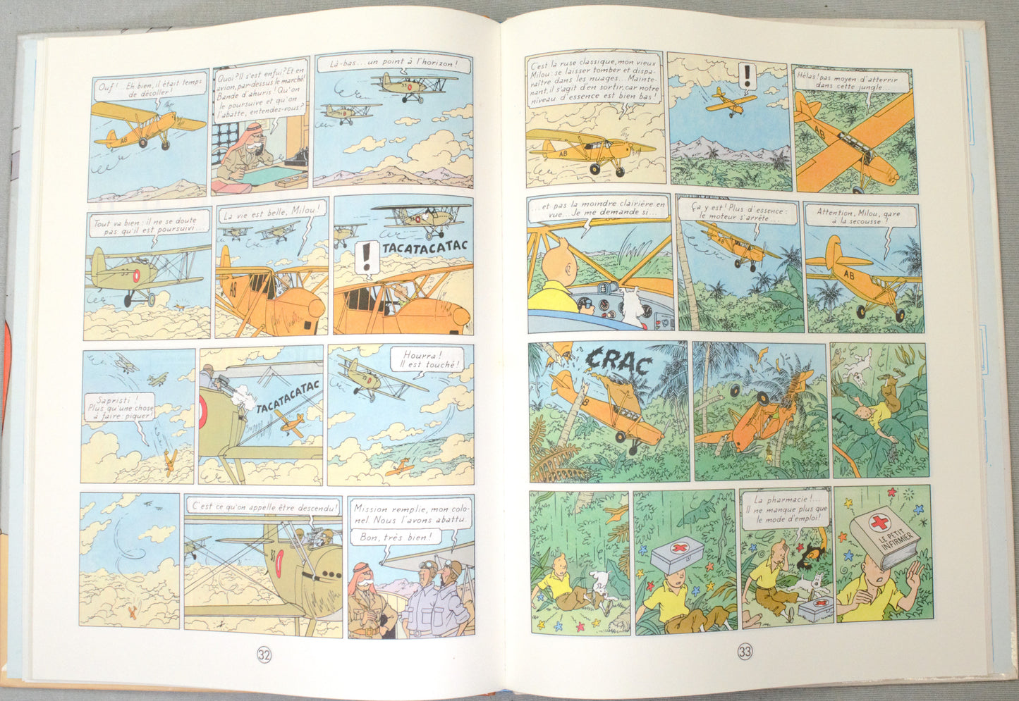 Tintin Les Cigares Du Pharaon Comic Book - Casterman 1983 French Hardback Edition Herge