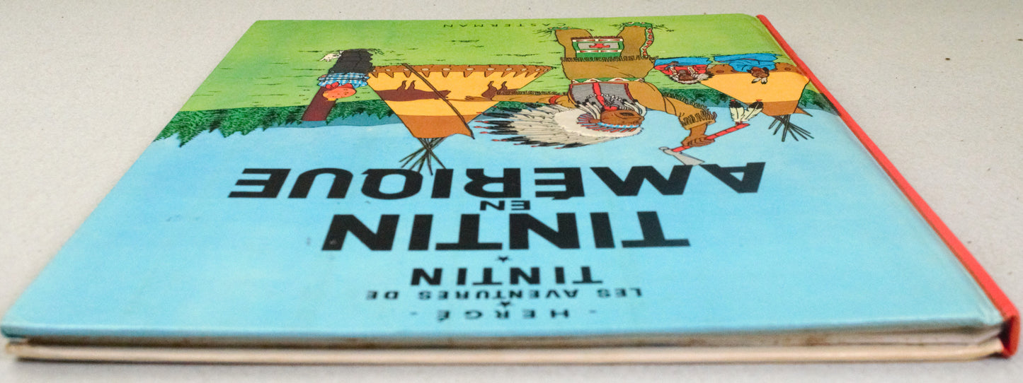 Tintin en Amerique Comic Book - Casterman 1981 French Hardback Edition Herge