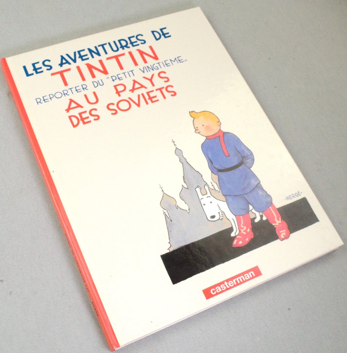Tintin Au Pays Des Soviets Comic Book - 1999 Casterman French B&W Edition Herge