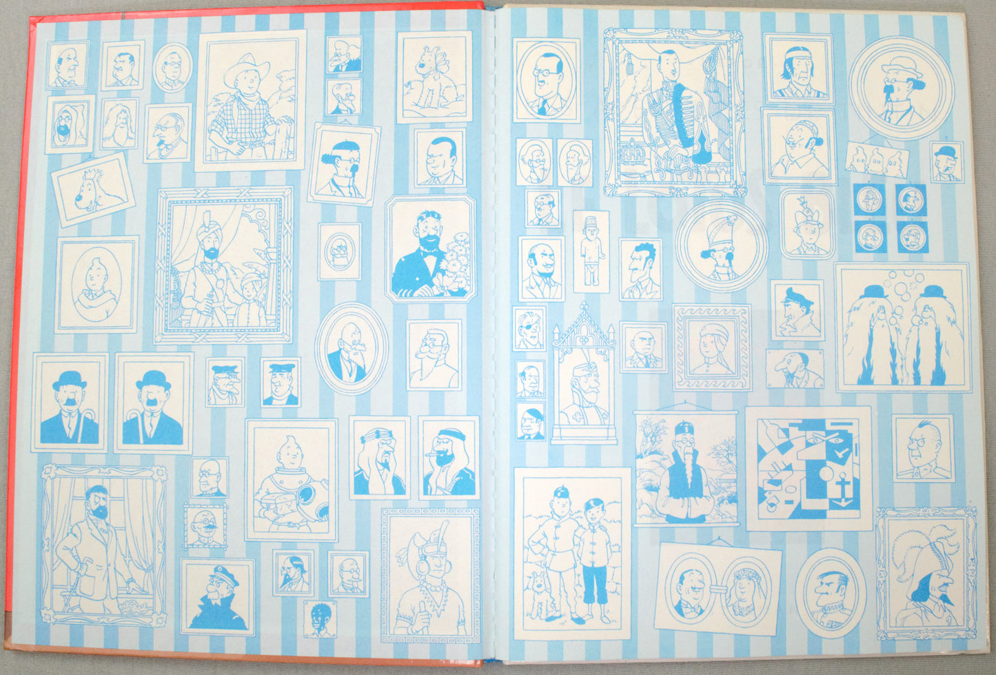 Tintin Le Lotus Bleu Comic Book - Casterman 1982 French Hardback Edition Herge