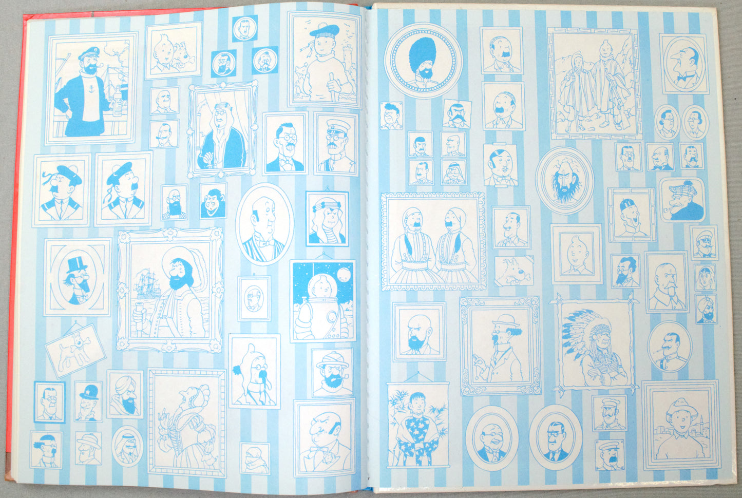 Tintin Le Lotus Bleu Comic Book - Casterman 1982 French Hardback Edition Herge