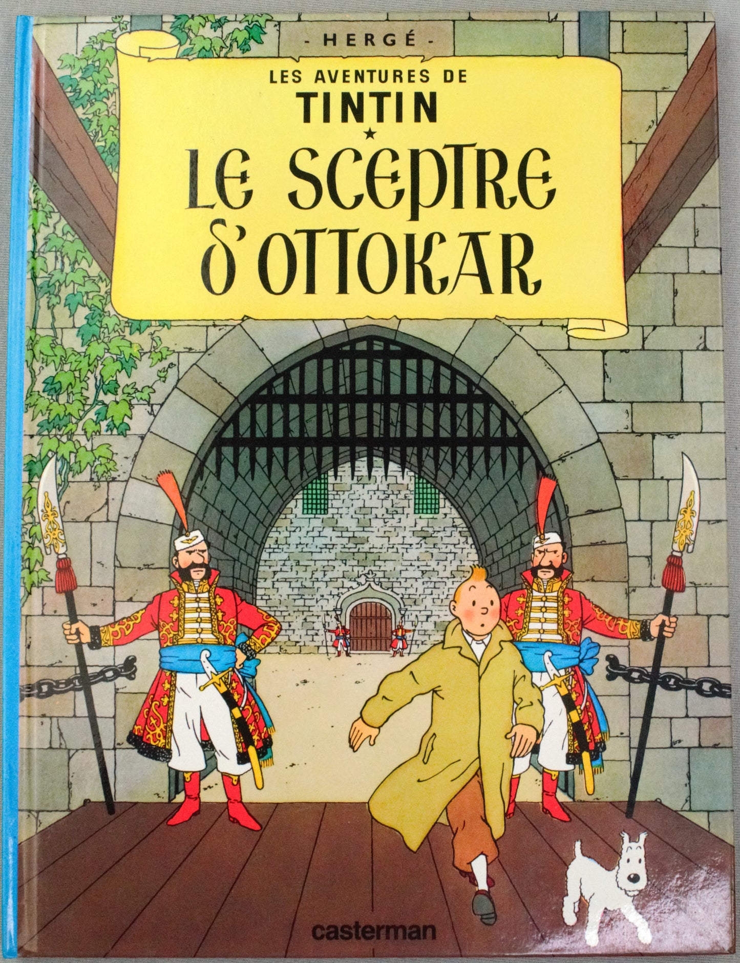 Tintin Le Sceptre d'Ottokar Comic Book - 1975 Casterman Hardback French Edition Herge