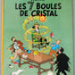 Tintin Les 7 Boules de Cristal Comic Book - 1975 Casterman Hardback French Edition Herge