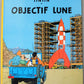 Tintin Objectif Lune Comic Book - Casterman 1981 French Hardback Edition Herge