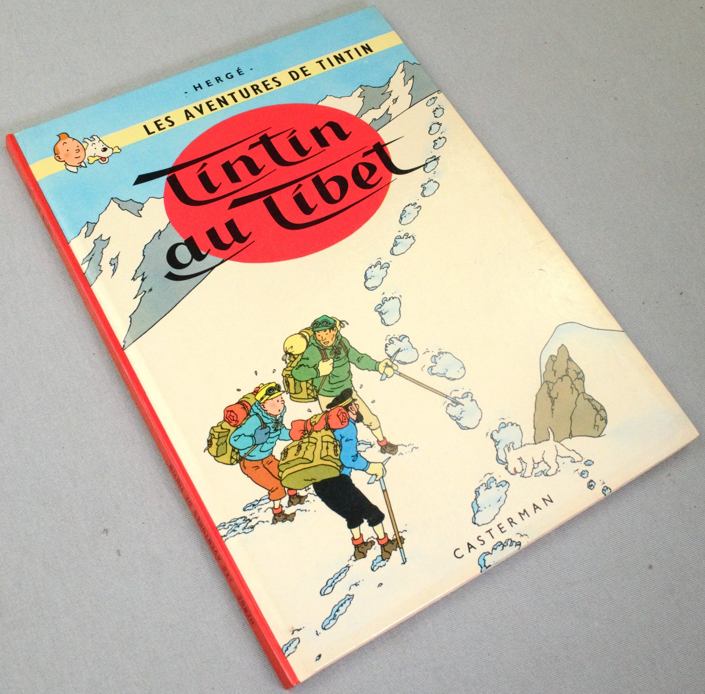 Tintin au Tibet Comic Book - Casterman 1983 French Hardback Edition Herge