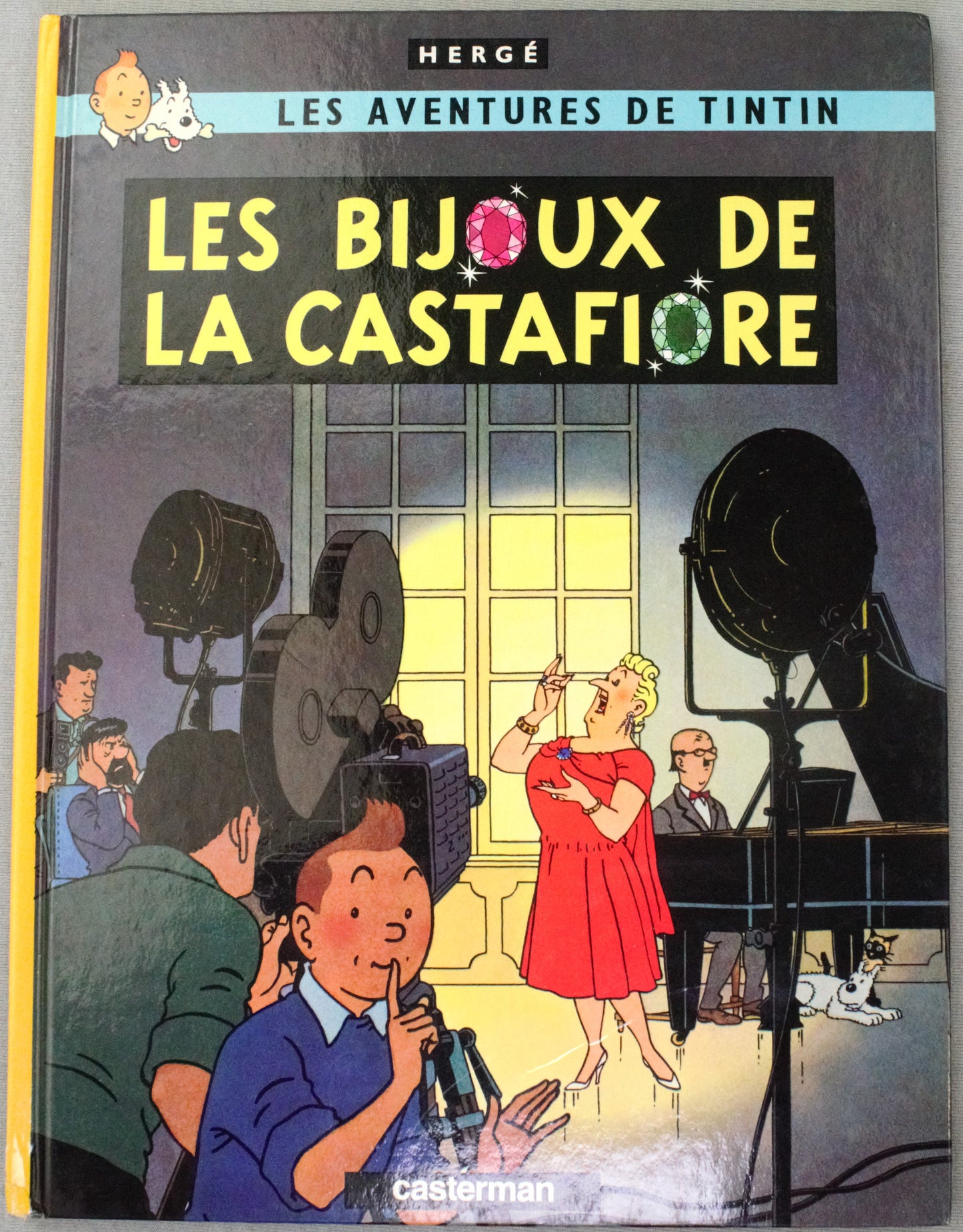 Tintin Les Bijoux de la Castafiore Comic Book - Casterman 1966 French Hardback Edition Herge