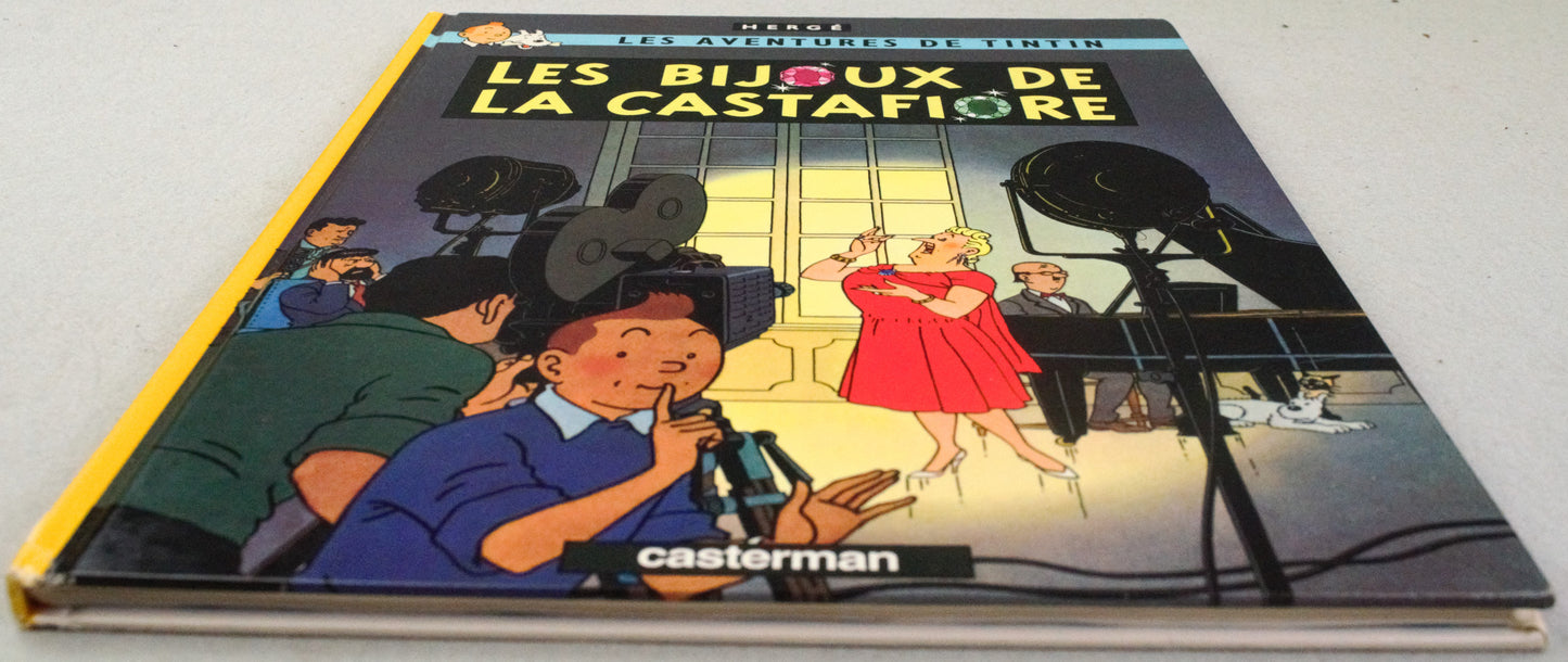 Tintin Les Bijoux de la Castafiore Comic Book - Casterman 1966 French Hardback Edition Herge