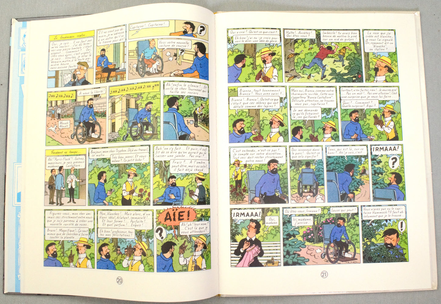 Tintin Les Bijoux de la Castafiore Comic Book - Casterman 1966 French Hardback Edition Herge