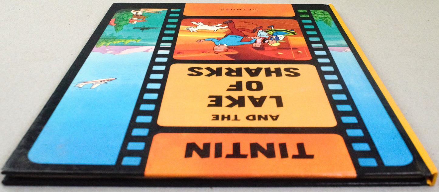 Tintin & the Lake of Sharks Early Vintage Comic Book - Methuen UK 1985 Edition HB Herge