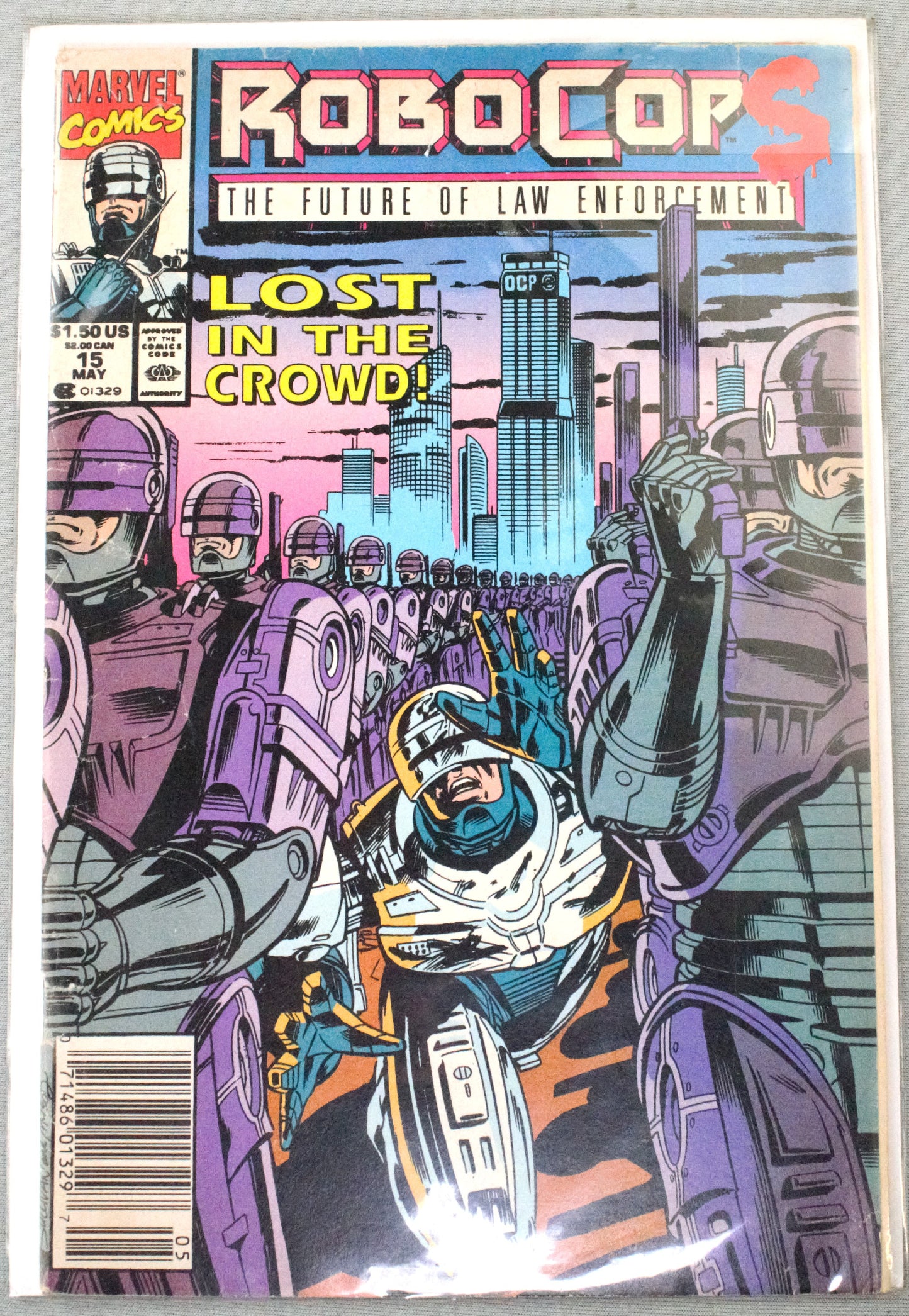 Robocop: The Future of Law Enforcement Issue 15 - Paperback 1991 Marvel Comic