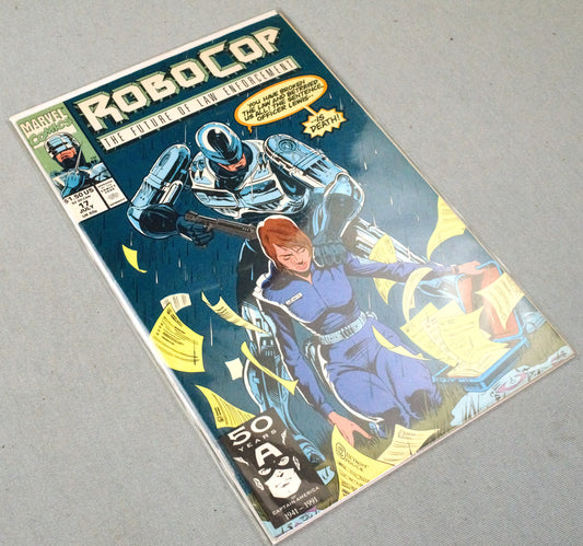 Robocop: The Future of Law Enforcement Issue 17 - Paperback 1991 Marvel Comic