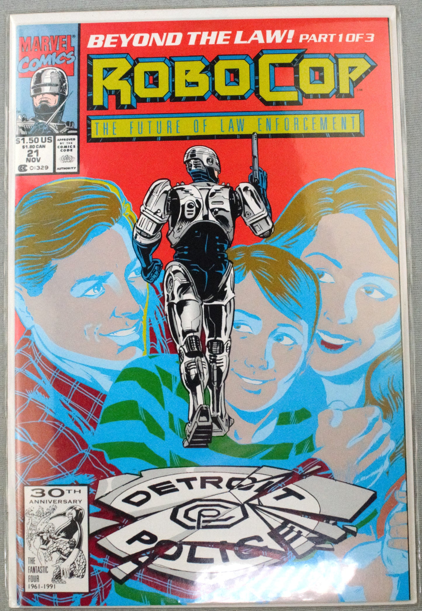 Robocop: The Future of Law Enforcement Issue 21 - Paperback 1991 Marvel Comic