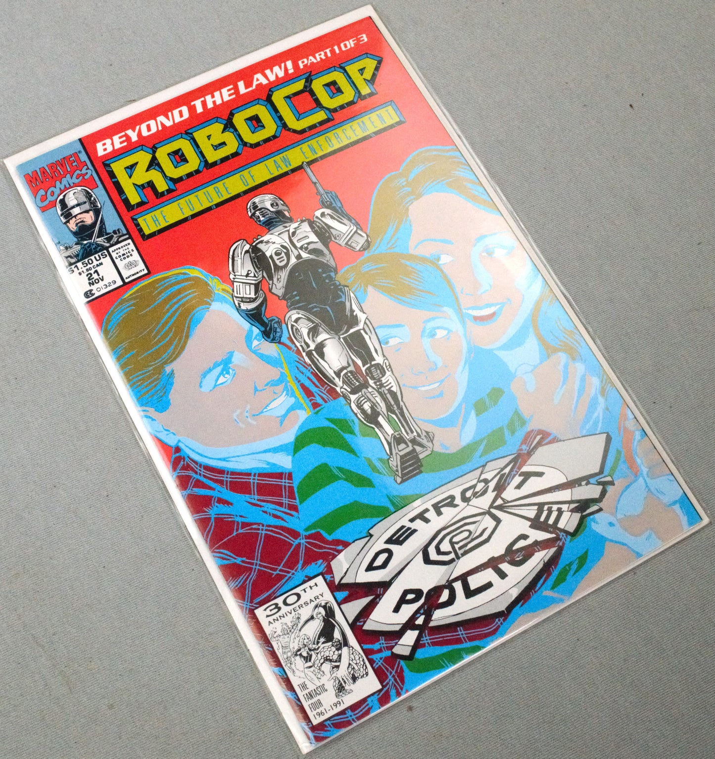 Robocop: The Future of Law Enforcement Issue 21 - Paperback 1991 Marvel Comic