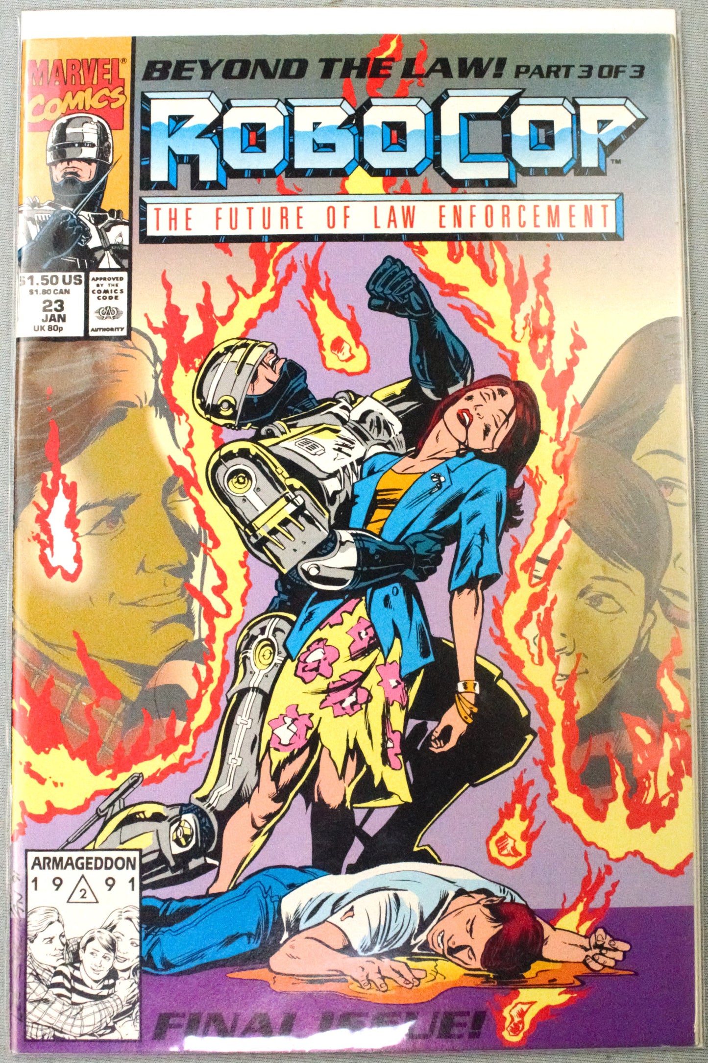 Robocop: The Future of Law Enforcement Issue 23 - Paperback 1992 Marvel Comic