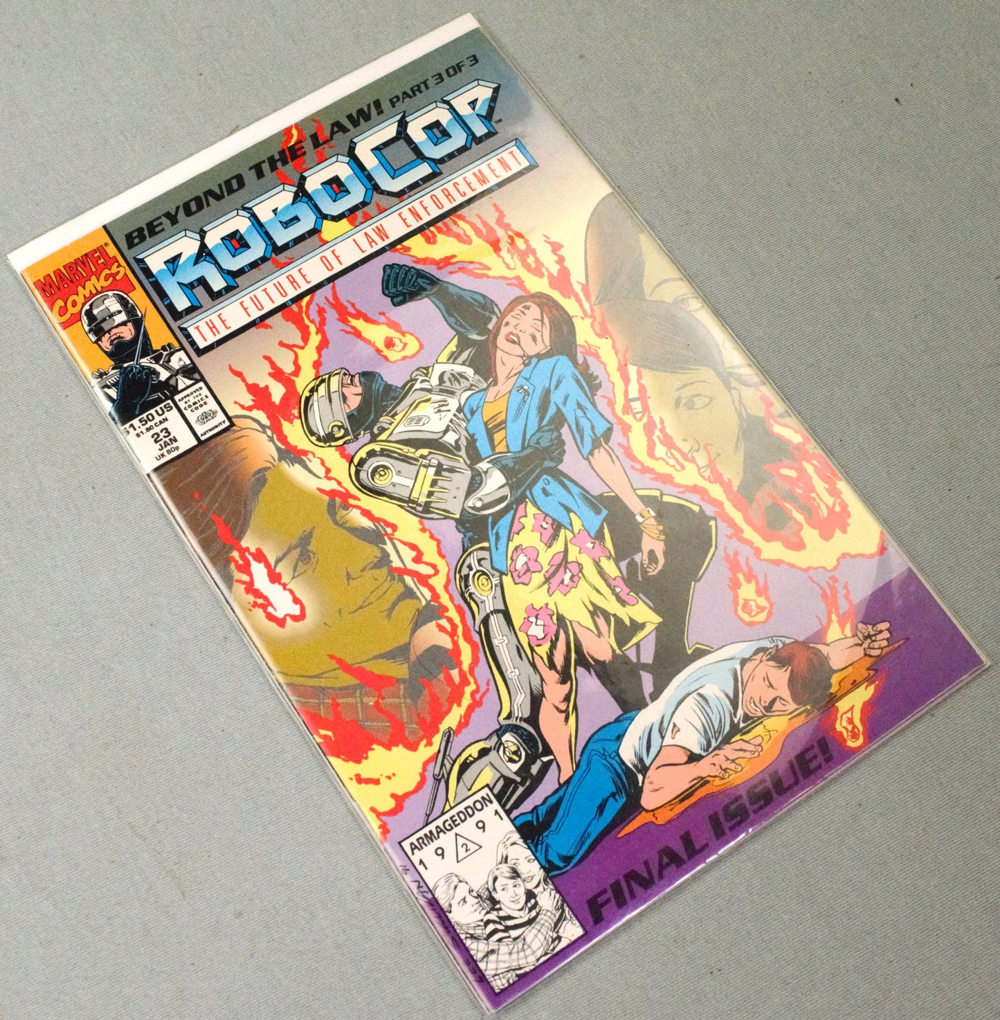 Robocop: The Future of Law Enforcement Issue 23 - Paperback 1992 Marvel Comic