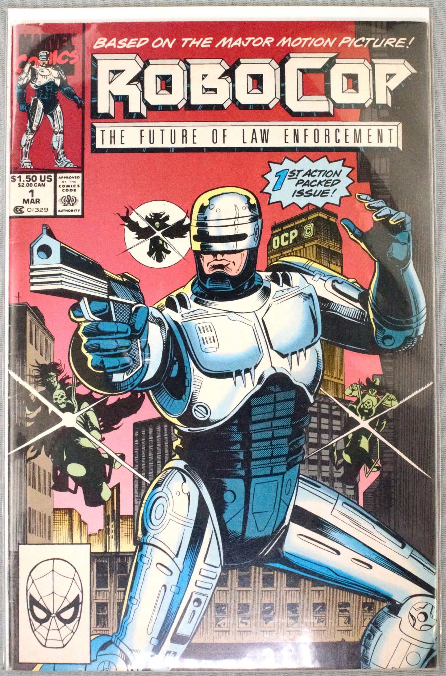Robocop: The Future of Law Enforcement Issue 1 - Paperback 1990 Marvel Comic