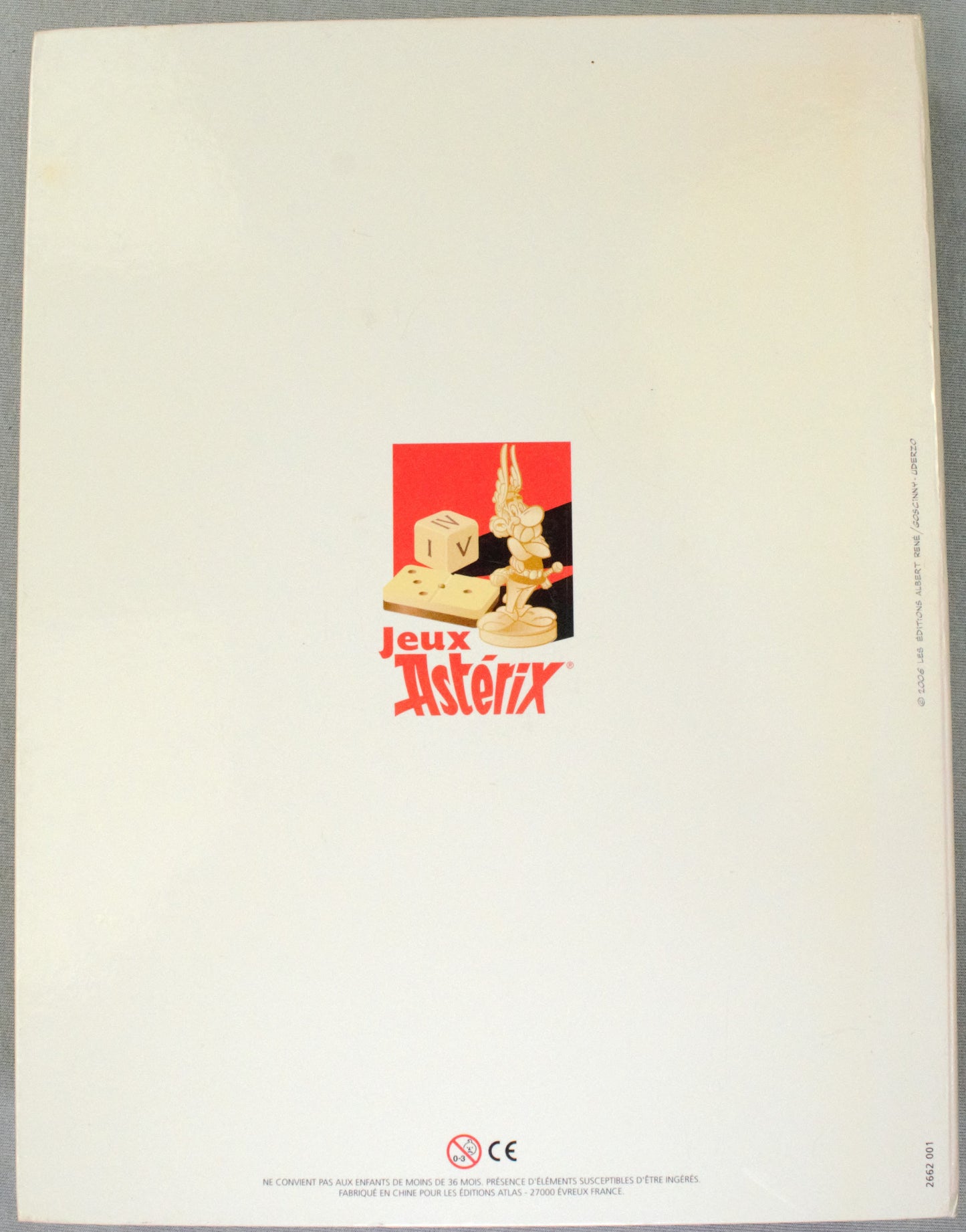 Astérix Card Games/Jeux de Cartes “Asterix Legionnaire” Editions Atlas Collections Board Games 2006