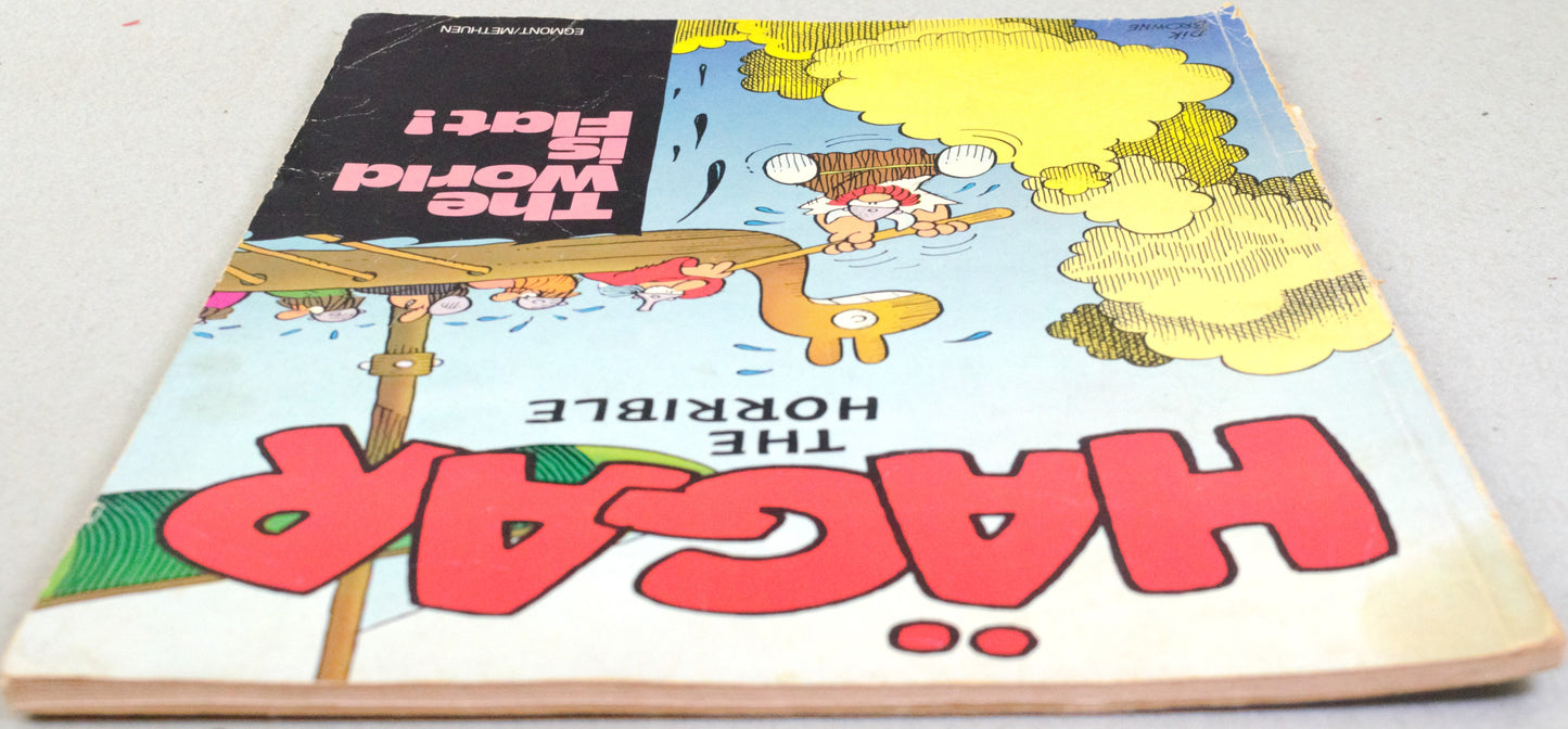 Hagar The Horrible The World is Flat Comic Book - 1978 Methuen PB 1st Edition by Dik Browne