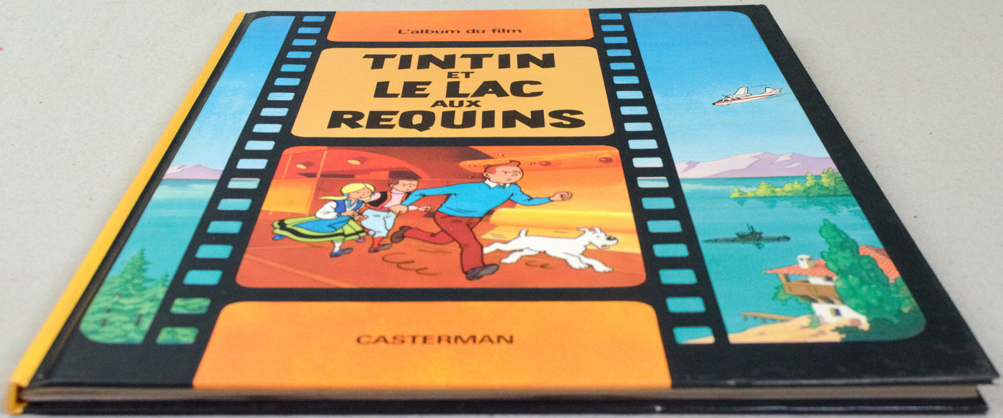 Tintin et le lac aux Requins L'album du film- 1986 Casterman French Hardback Edition