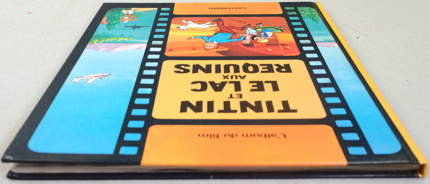 Tintin et le lac aux Requins L'album du film- 1986 Casterman French Hardback Edition
